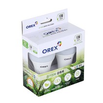 오렉스 공기청정 광촉매 코팅 LED 램프 10W, 주광색, 1개
