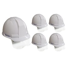 마가스4 일체형 보안경 안전모 백색, 5개