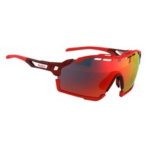 루디프로젝트 컷라인 매트 메를로 루빈 범퍼 멀티레이저 자전거 스포츠 고글, 프레임(혼합색상) + 렌즈(레드)