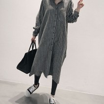 윰스 카라 셔츠 임부복 원피스