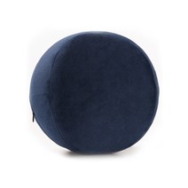 GUNU 다용도 메모리폼 다리베개 쿠션 원형, 네이비