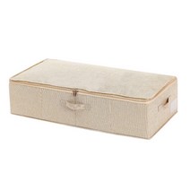 GUNU 접이식 리빙 이불정리함 S, 베이지, 1개