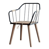 베스트리빙 스트링 1인소파, 블랙 + 내츄럴