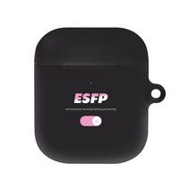 나인어클락 MBTI 에어팟 케이스 + 카라비너, ESFP 스위치