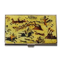 자개 나전칠기 명함케이스, 수렵도, 1개