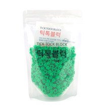 틱톡 디폼블럭 단색 리필용 9mm, 그린