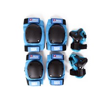 스위스비기뉴 아동용 프로 보호대 3종 풀세트, 블루