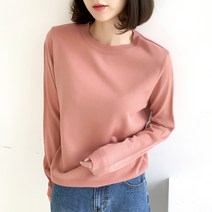 빼빼 여성용 항균기능성 베이직 라운드넥 니트티셔츠