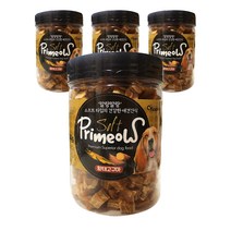 프리미요 소프트 강아지 큐브 통건조간식 200g, 황태 + 고구마 혼합맛, 4개