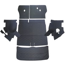차팡 일반원단 트렁크매트 풀세트 + 벨크로 까끌이 15p + 보들이 15p, 블랙+블랙, 올 뉴 투싼 5인승(스피커 유), 현대