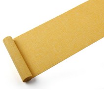 린넨 테이블 러너 Q104, 옐로, 4인용(40 x 210 cm)