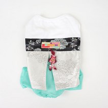 팬시 올인원 반려동물 한복, 혼합색상
