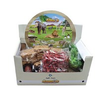 원토이즈 와일드 애니멀 피규어 12종 세트, 혼합색상