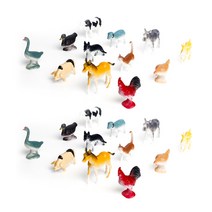 어항꾸미기 피규어 가축 12종 세트개, 2세트