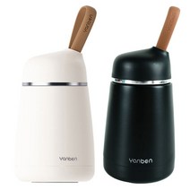 비쥬 보온보냉병 2종 세트, 화이트, 블랙, 300ml