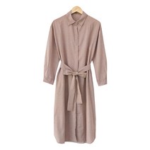 팡팡샵 C 와플체크끈 임산부 원피스