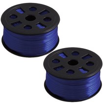 6mm 공단리본 2개, 51 잉크, 90m