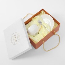 트리 순백 웨이브 커피잔 200ml 세트, 혼합색상, 1세트