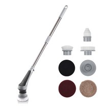 모리츠 다기능 무선 욕실청소기 MO-900BCL + 브러쉬 6종, 화이트 + 실버