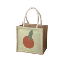 알럽홈 일본식 캔버스 도시락가방 큰과일, 1개