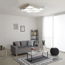 블록 거실등 LED 135W 6500K, 화이트