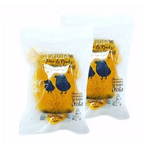 엄마바바 사각 병아리 곤약 목욕스펀지, 숯, 2개