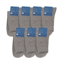 BYC 남성용 비즈니스 패턴 중목 양말 7켤레