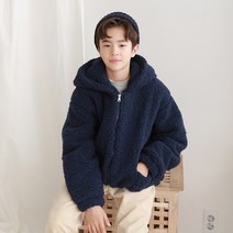 나나주니 아동용 오버핏 양털집업