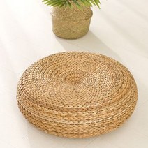 아둥놀이터 라탄 스툴 60cm, 연갈색