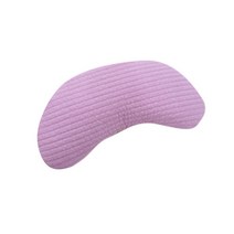 편백아트 3D 매쉬 순면 반달 편백베개 + 프리미엄 미니 큐브칩 세트, 핑크