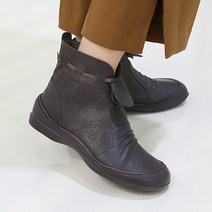 지쎄 여성용 천연양가죽 내추럴무드 숏 부츠