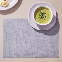 차리다 페이퍼 No 5 테이블 매트 4 x 20p, Fabric Purple, 364 x 257 mm