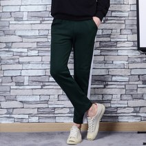 타운클로 남성용 라인 배색 슬림핏 트레이닝 팬츠