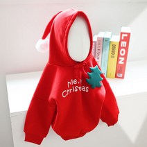 트리베어 아동용 메리크리 후드티셔츠