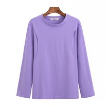 마켓A 파스텔 순면 모유수유 티셔츠 세로
