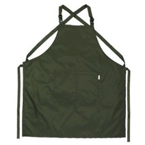 더해피 성인 무지 방수 앞치마 버클 X자형 소, 카키, 1개