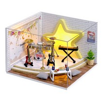 뮤직드림 DIY 미니어처 하우스, 혼합색상