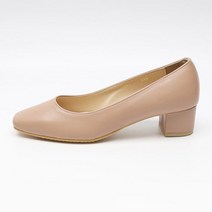 여성용 슬림 스퀘어 데일리 미들 펌프스 4cm 77250
