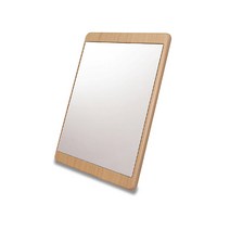 미로라인 접이식 사각 탁상거울 ST-484 세로형 187 x 21 x 260 mm, 우드