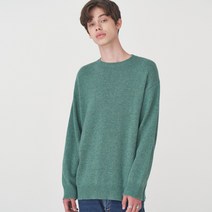 브이투 남성용 OVERFIT WOOL ROUND NECK KNITWEAR