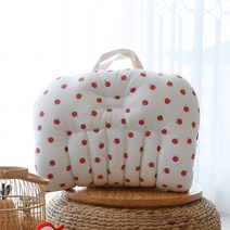 꿈두부 휴대용 아기침대 + 보관가방 세트, 볼빨간 사과