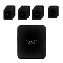 발론스 사각 겔패드 차량용 스마트폰 거치대, 12개, 검정