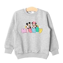 뉴욕꼬맹이 아동용 디즈니 미키미니 기모 맨투맨 G081