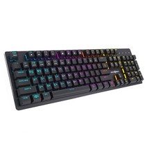 마이크로닉스 레인보우 USB 게이밍 기계식 키보드 적축, 블랙, X280, 일반형