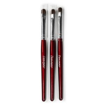 다크니스 포인트 섀도우 브러시, 혼합색상, 3개