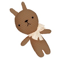 아이한코 뚱이 코튼 Big 손뜨개인형 뜨개질 DIY 패키지 + 꼬리방울 랜덤발송, 1세트, 010 베이지