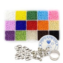 아트니즘 시드비즈 DIY 마스크스트랩 팔찌 반지 만들기 15색 세트 3mm, B타입 비비드