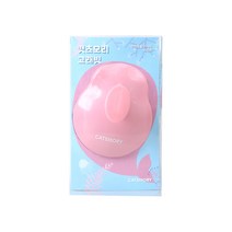 캣츠모리 반려동물 마사지 브러쉬 고래빗, 핑크, 1개