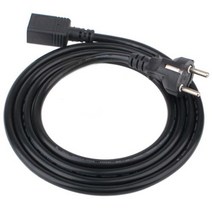 컴퓨터 사각잭 파워 코드 전원케이블 250V 16A IEC-G16B-1.5, 1개, 2m