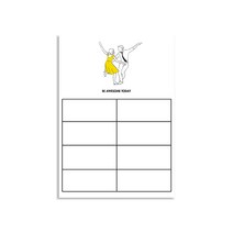 멜팅스튜디오 프리미엄 냉장고 자석 메모 화이트 보드 Lala Land